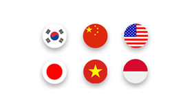 주요 7개 국어 지원